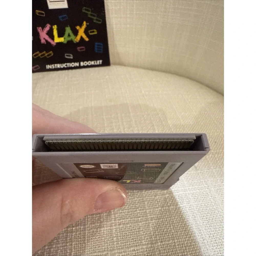 Nintendo Game Boy KLAX‎ with Manual No Box.